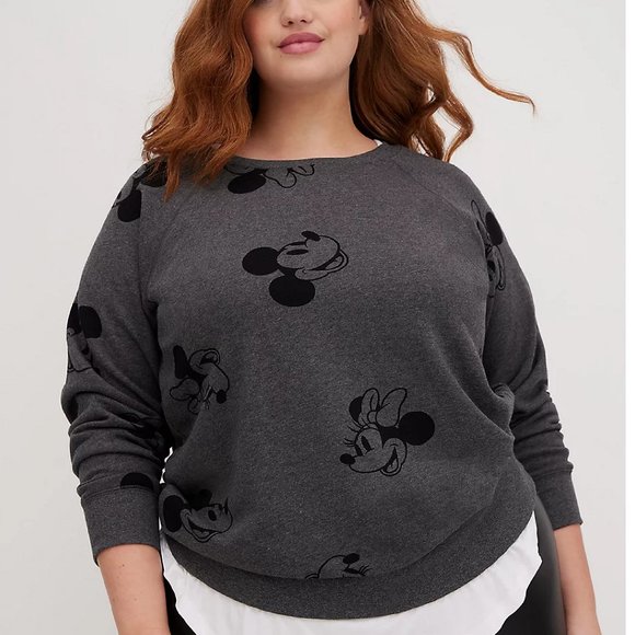 Torrid SWEATSHIRT - DISNEY MICKEY & MINNIE MOUSE Size 6 - Picture 2 of 5